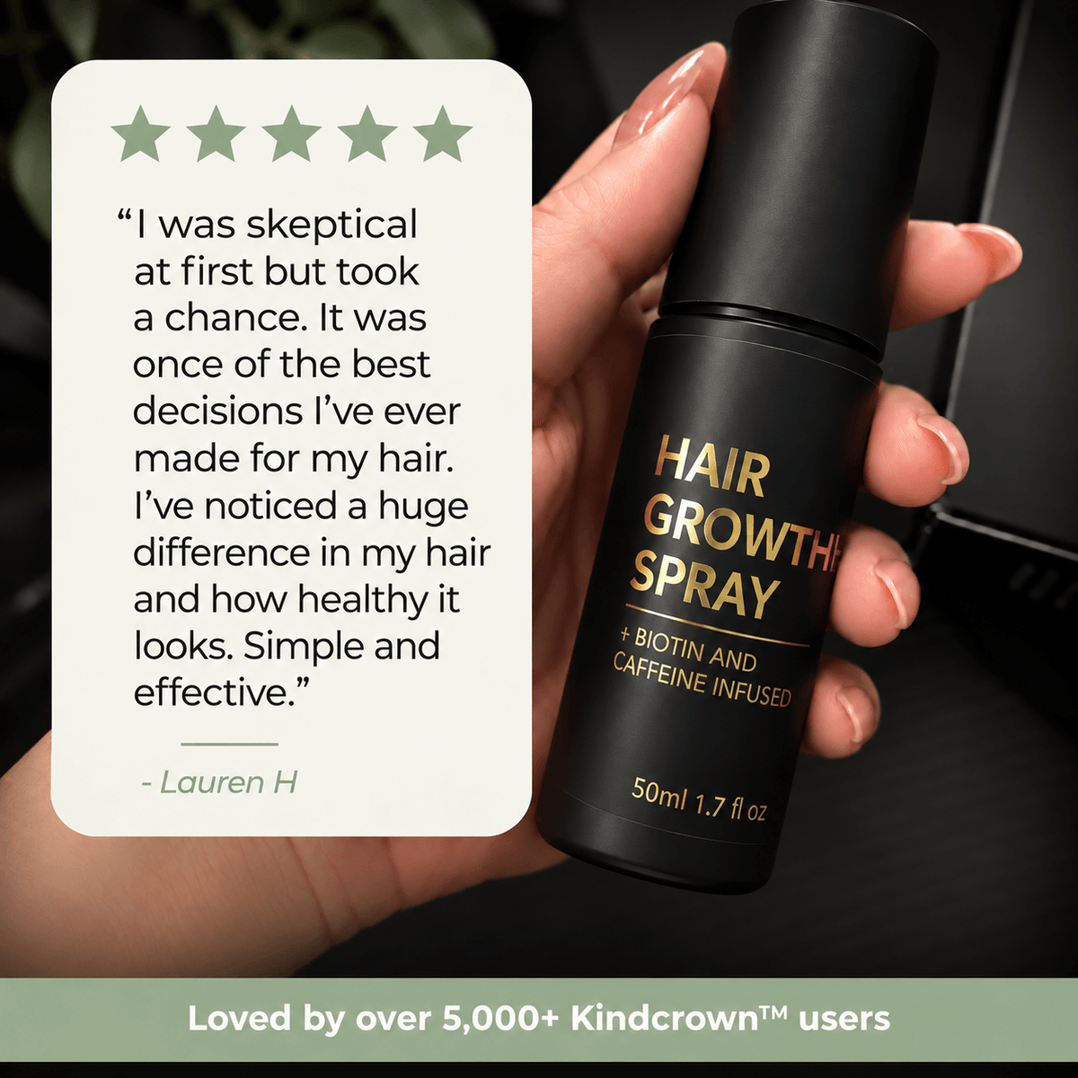 KindCrown™ Hair Growth Serum