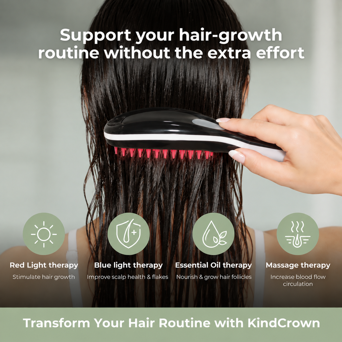 KindCrown™ Hair Growth Brush
